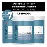 Pó Descolorante Wella Blondorplex Nº1 800g (3 Unidades)