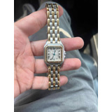 Reloj Para Dama Cartier Phantere Oro Y Acero Original Bonito