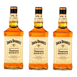 Kit Whiskey Jack Daniel's Tennessee Honey 1l 3 Unidades