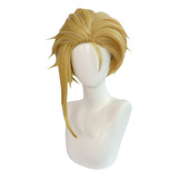 Peluca De Pelo Sintética Jigoku Raku Para Cosplay Para Hombr