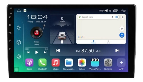 Radio Android 9 PuLG Carplay / Android Auto Inalámbrico 4+64