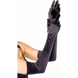 Guantes Largos Satin Elegantes Accesorio Disfraz Para Mujer