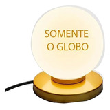 Globo De Vidro Abajur Luna Quarto Cabeceira (somente Globo)