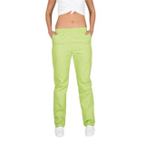 Pantalon Para Chef Unisex Pistacho Con Resorte Bolsillos T M