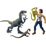   World Human  Dino Pack Sammy, Velociraptor  2 Compy C...