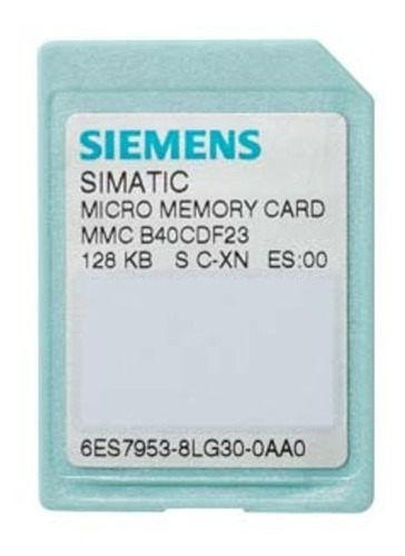 Micro Memory Card P. S7-300/c7/et 200, 3,3 V Nflash, 512 Kb 