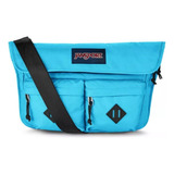 Cangurera Jansport Mariconera Crossbody Casual Larimer Color Azul Celste