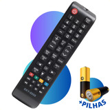 Controle Remoto Compatível Com Tv Samsung Smart Hub