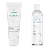 Kit Adcos Oily Solution Sabonete 120ml E Loção240ml