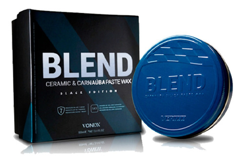 Blend Black Wax Vonixx 100ml Para Carros De Cores Escuras