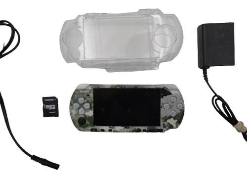 Psp 3000 Metal Gear 32 Gb De Juegos Cargador Hackeado A