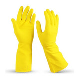 Guante Latex Amarillo Limpieza Domestico Steelpro 