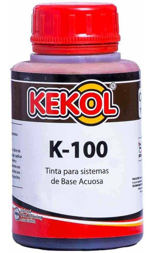 Tinta Base Acuosa Kekol K-100 250ml Para Madera 7 Colores