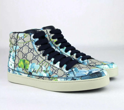 Tenis Gucci Gg Supreme Blooms Flores Hombre Talla 9 - 9.5 Mx