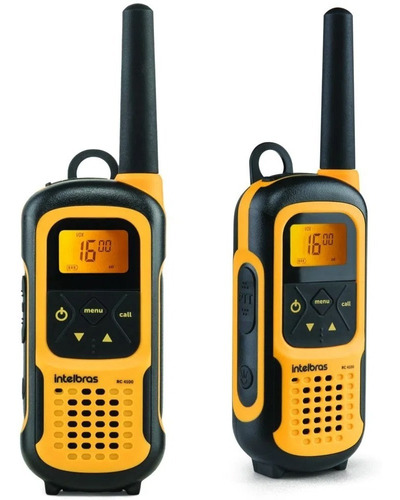 2 Rádio Comunicador Intelbras Prova D'água Ip67 Rc 4102 Uhf
