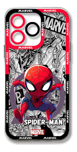 Funda De Teléfono Avengers Spiderman Marvel Para iPhone 15,