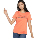 Playera Tommy Hilfiger Mujer Cuello Redondo 100% Original