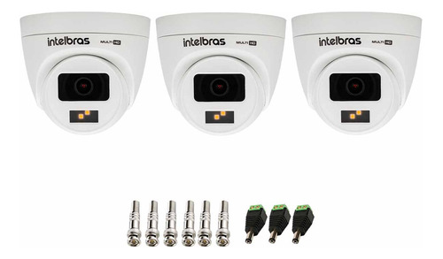 Kit 03 Vhd 1220 D G7 Full Color 1080p Ip67 E Conectores