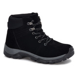 Bota Andrea Outdoor Talón Confortable Para Mujer Negro Negro