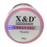 Gel X&d Alongamento Unhas 56gr Led Uv Seca Cabine Promoção