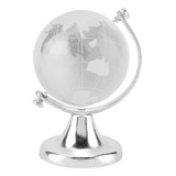 Adorno De Globo De Cristal Con Mapa Del Mundo