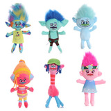 6pcs Dreamworks Trolls Muñeca Peluche Juguete Niños Regalo 