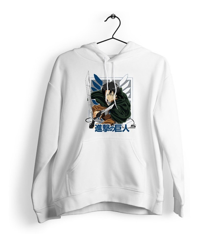 Sudadera Con Gorro Anime Levi Attack On Titan Shingeki 