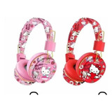 Audífono Bluetooth Hello Kitty Rojo Iza Infantil Niñas 