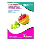 Papel Fotografico Doble Faz Semi-glossy A4/260gr/100 Hojas 