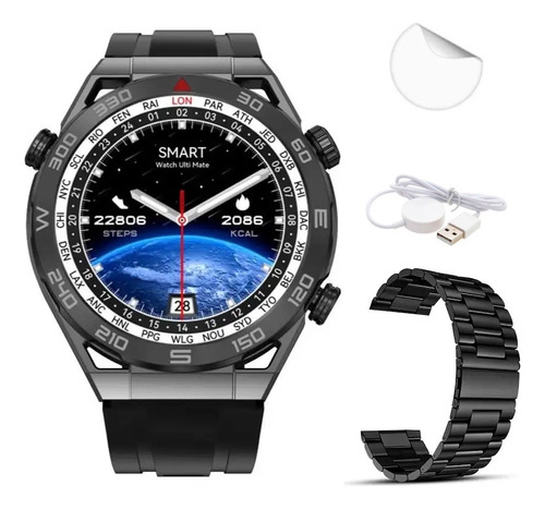 Smartwatch Reloj Inteligente Dt Ultra Mate Hombre Elegante