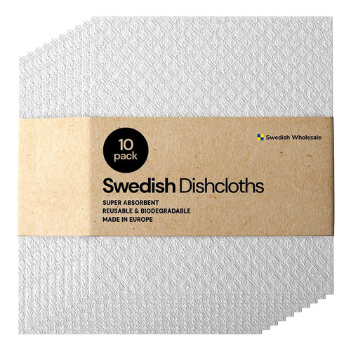 Paños De Limpieza Esponja Ceulosa Blanco Swedish Wholesale