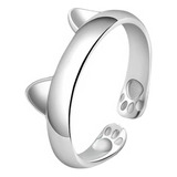 Anillo Gato Ajustables Amantes De Gatitos 