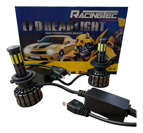 Kit Focos De Led 8 Caras H7