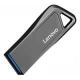 Memoria Usb 1 Tb Lenovo 3.0 Alta Velocidad Metal Gris  Negra