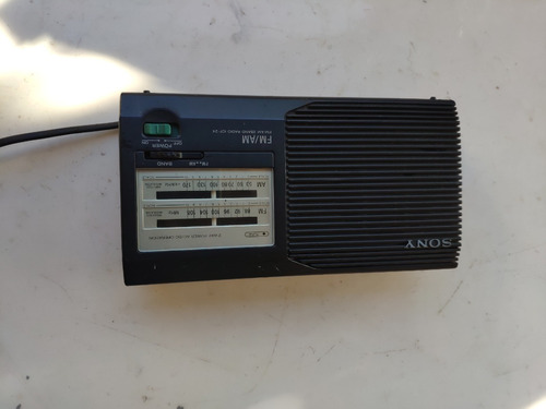Radio Portatil Sony Fm /am 2 Band Icf-24 Usado
