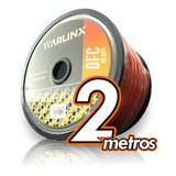 2 Metros Cable Calibre 0 100% Cobre + Terminales War Audio