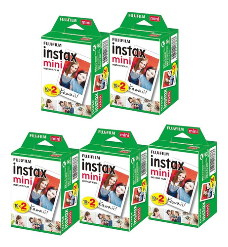 Filmes Fujifilm Instax Mini 5x Pack De 20 Unidades (100 Uni)