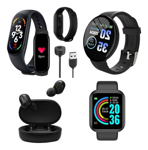 Super Combo Día Del Padre! 3 Smartwatches + Auriculares