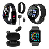 Combo Día Del Padre! 3 Smartwatches + Auriculares Premium