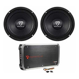 (2) Rockville Rm64pro *****  Mid-bass Midrange Car Speakers 