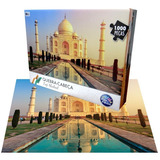 Jogo Quebra Cabeça Taj Mahal 1000 Pçs Monumento Índia Puzzle