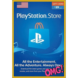 Psn Card 25 Usd (usa) Ps4/ps5/ps3