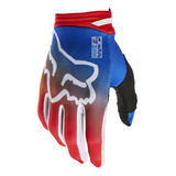 Jm Nuñez Guantes 180 Toxsyk  Fox Hombre Motocross Azul Rojo