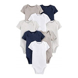 Ropa Para Bebe Paquete De 8 Bodys Unisex Talla Preemie