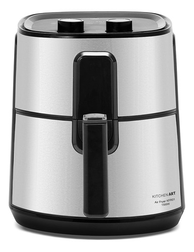 Fritadeira Air Fryer Kitchen Art Kfr01 Cesto Quadrado 1500w Cor Preta 220v