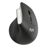 Mouse Sem Fio Vertical Clique Silencioso 1600dpi Multi Mo384