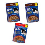 Alimento Para Gato Félix 85g Tiritas A Elegir 3pzas