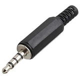 5 Plug 3.5 Mm 3 Bandas Para Extensión Plastico Con Resorte