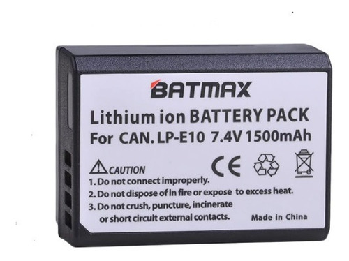 Ba Teria Para Canon Lp-e10 Rebel T3 T5 T6 Eos 1100d X50