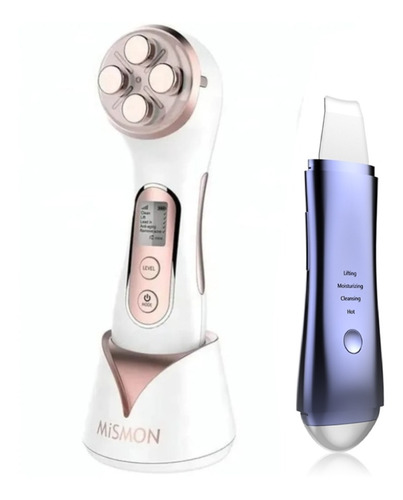 Skin Scrubber Ultrasonico + Electroporador Radiofrec Facial 